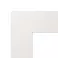 Passe partout blanc lisse